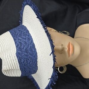 Elegant Two-Tone Women's Hat